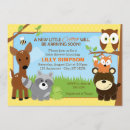 Search for forest friends baby shower invitations Deer