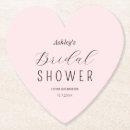 Search for pink coasters Bridal shower