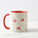 Search for heart background mugs Decorative