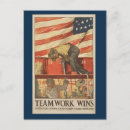 Search for teamwork postcards Vintage
