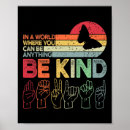 Search for asl posters Be kind asl