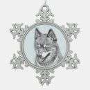 Search for alaskan husky christmas tree decorations Cute