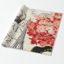 Search for eiffel tower wrapping paper Vintage