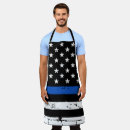 Search for the thin blue line aprons Law enforcement