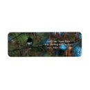 Search for bird on a branch return address labels Tree