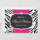 Search for zebra print birthday invitations Leopard