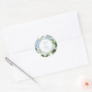 Search for hydrangea wedding stickers Dusty blue