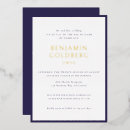 Search for foil bar bat mitzvah invitations Elegant