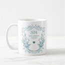 Search for blue and white wreath mugs Elegant