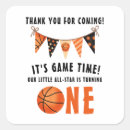 Search for basketball party stickers Watercolor