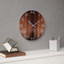 Search for dark wood clocks Rustic