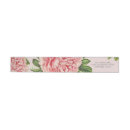 Search for pink peonies return address labels Flower