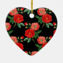 Search for heart shaped shape christmas tree decorations Red