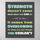 Search for strength quote posters Saying
