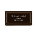 Search for plain brown labels Elegant