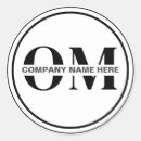Search for business monogram stickers Logo branding