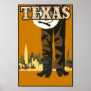 Search for vintage texas posters Cowboy boots