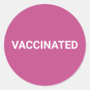 Search for vaccine stickers Vaccinated