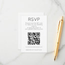 Search for plain white rsvp cards Simple