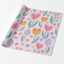 Search for tulips wrapping paper Orange