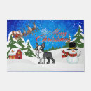 Search for boston terrier doormats Santa