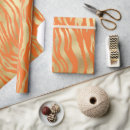 Search for orange tiger wrapping paper Pattern