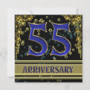 Search for 55th wedding anniversary invitations Gold