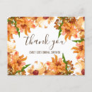 Search for bridal shower thank you postcards Fall