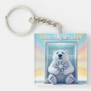 Search for cute polar bear key rings Fun