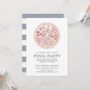 Search for adult pizza party invitations Watercolor