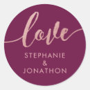 Search for love rose stickers Burgundy