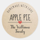 Search for homemade pie stickers Kraft paper