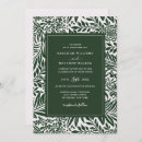 Search for patterns wedding invitations Green