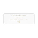 Search for gold leaf return address labels Simple