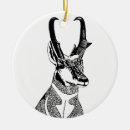 Search for antelope christmas tree decorations Pronghorn
