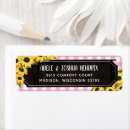 Search for pink gingham return address labels Floral