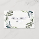 Search for wreath business cards Olive