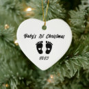 Search for baby feet christmas tree decorations For kids