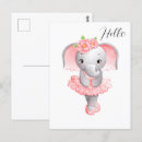 Search for grey elephant postcards Cute animal