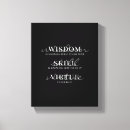 Search for virtues canvas prints Wisdom