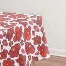 Search for red poppy tablecloths Flowers
