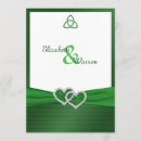 Search for celtic love knot invitations Green