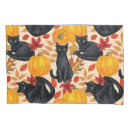 Search for pumpkin pillowcases Black cat