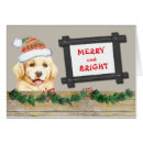 Search for cute golden retriever puppy christmas cards Animal