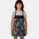 Search for black and white chicken aprons Rooster