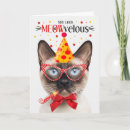Search for seal birthday cards Siamese