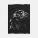 Search for black pug blankets Starry night