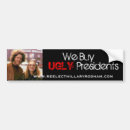 Search for bill clinton bumper stickers Hillary