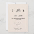 Search for specially made wedding invitations Brown