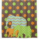 Search for blue and brown shower curtains Green